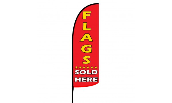Flags Sold Here Custom Advertising Flag